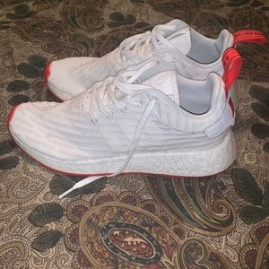 Adidas nmd white and red color way